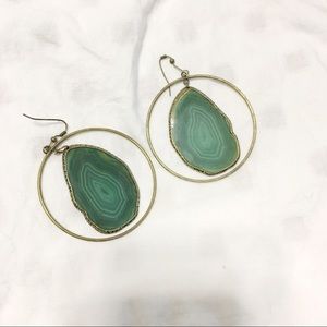 New Boho Agate Earrings